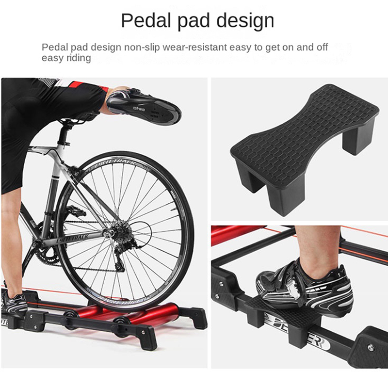 بكرات الدراجة الداخلي الثابتة  - مراجعة Bike Rollers Indoor Cycling Aluminum وسعره