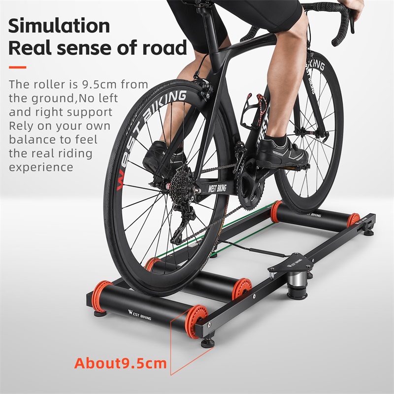 عجلة تدريب الدراجات من ويست با - مراجعة Bike Rollers Indoor Cycling Aluminum وسعره