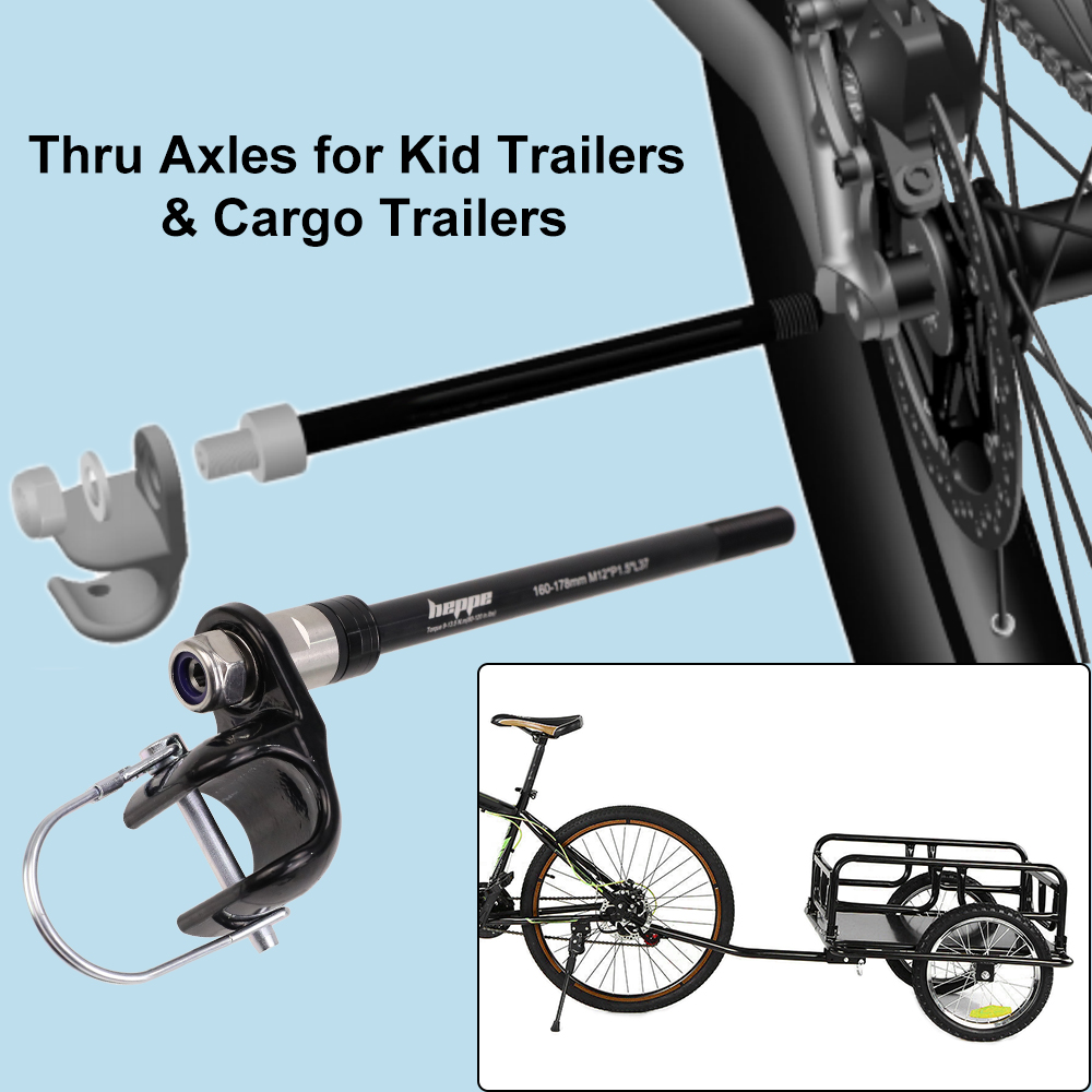 HEPPE دراجة مقطورة من خلال الم - مراجعة Thru Axle Adapter For Bike Trainer وسعره
