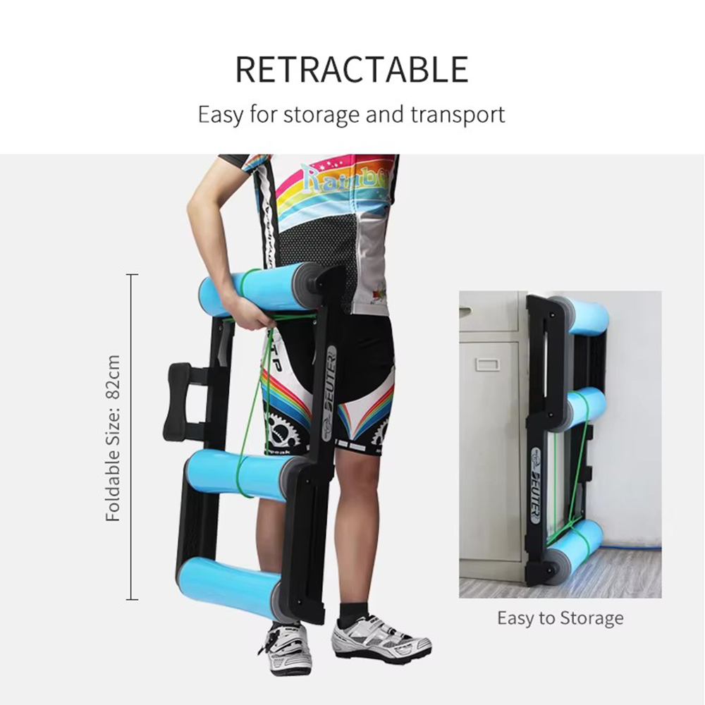 مدرب الدراجة الدوارة MTB منصة  - مراجعة Bike Rollers Indoor Cycling Aluminum وسعره