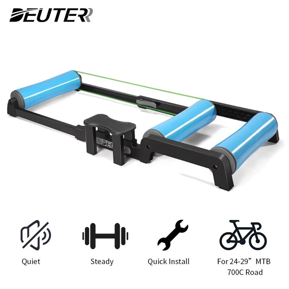 مدرب الدراجة الدوارة MTB منصة  - مراجعة Bike Rollers Indoor Cycling Aluminum وسعره