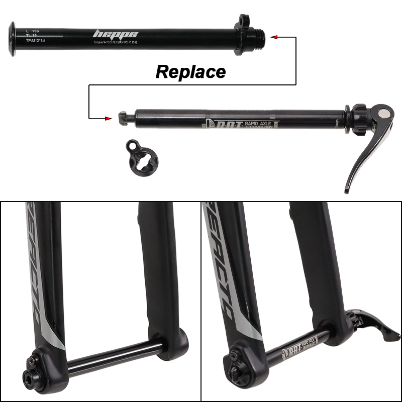 HEPPE الطريق الدراجة من خلال ا - مراجعة Thru Axle Adapter For Bike Trainer وسعره