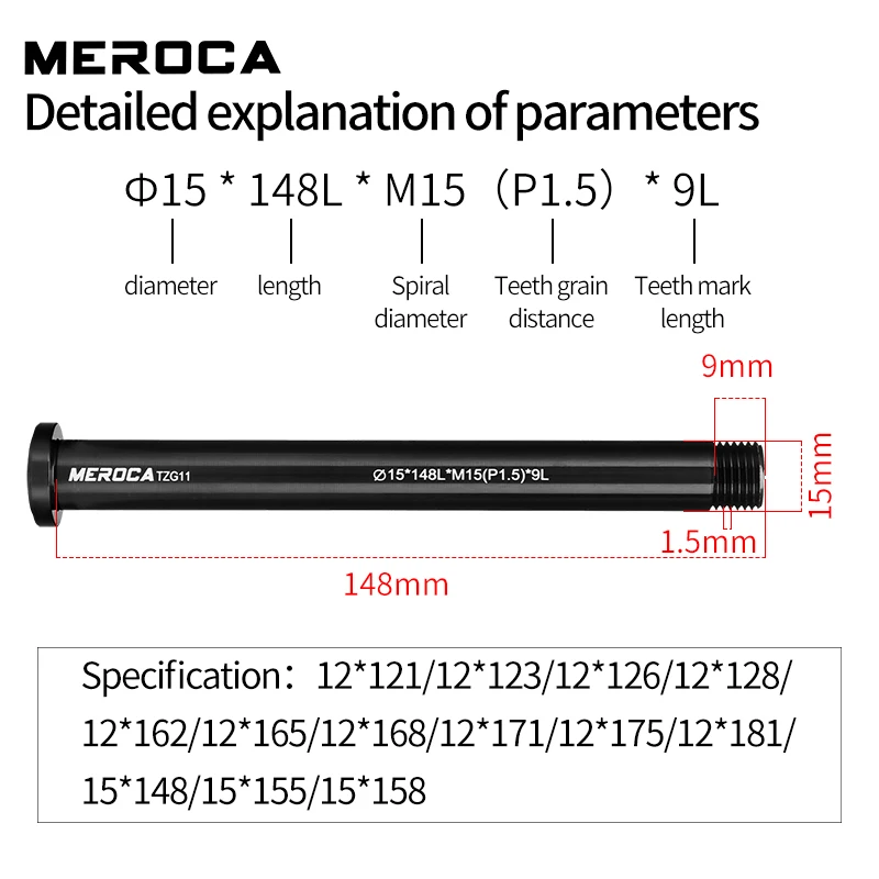 MEROCA دراجة الطريق الجبلية من - مراجعة Thru Axle Adapter For Bike Trainer وسعره
