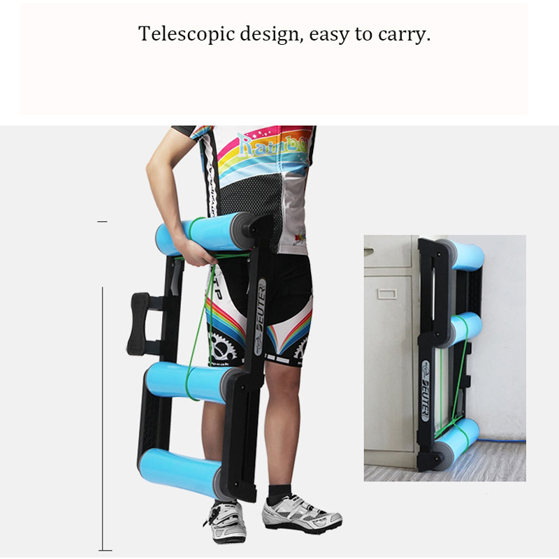 بكرات الدراجة ممارسة داخلية در - مراجعة Bike Rollers Indoor Cycling Aluminum وسعره