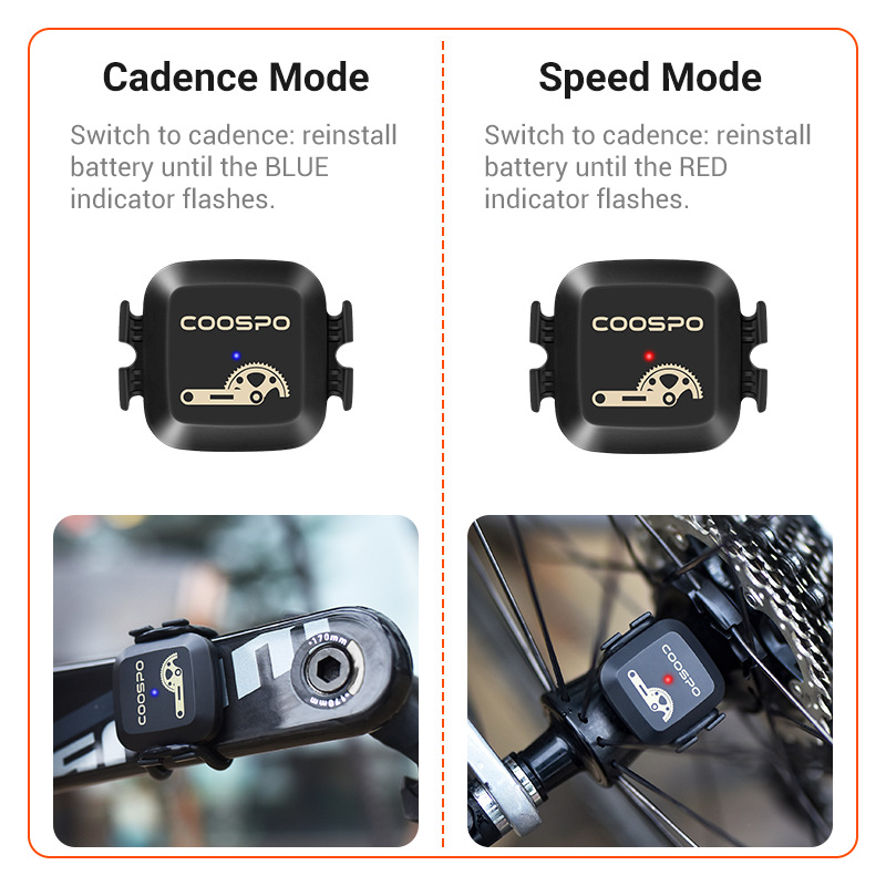 مستشعر سرعة الدراجة COOSPO، ثن - مراجعة Cycling Speed Cadence Sensor Dual وسعره
