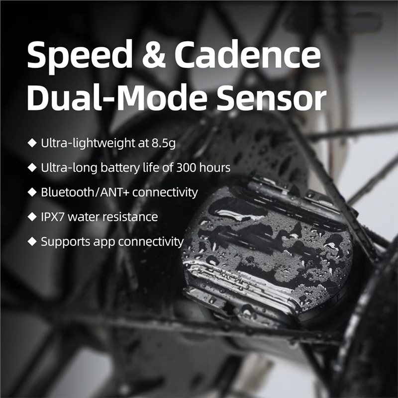 NALFI-2PCS جهاز قياس سرعة الدر - مراجعة Cycling Speed Cadence Sensor Dual وسعره