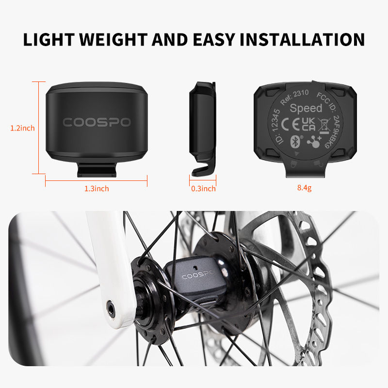 COOSPO إيقاع الدراجة/مستشعر ال - مراجعة Cycling Speed Cadence Sensor Dual وسعره