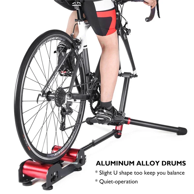 دراجة تدريب مقاومة للتمارين ال - مراجعة Bike Rollers Indoor Cycling Aluminum وسعره