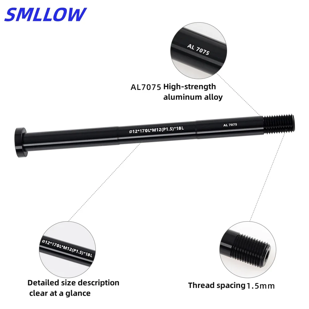 محور دراجة هوائية Smllow M12 ل - مراجعة Thru Axle Adapter For Bike Trainer وسعره