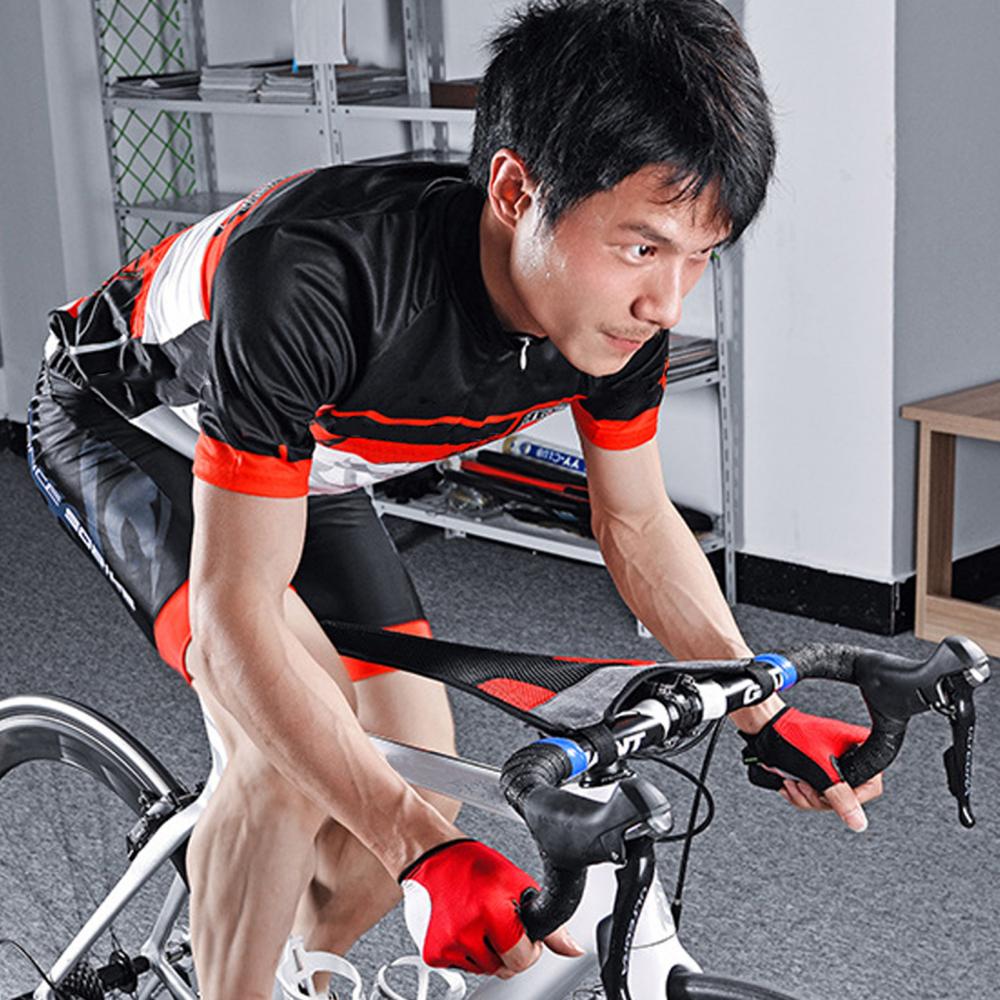 غطاء عرق للدراجة الجبلية على ا - مراجعة Bike Trainer Sweat Cover Guard وسعره